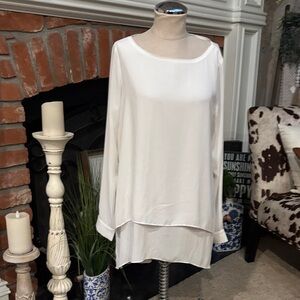 Elegant White Women's Blouse